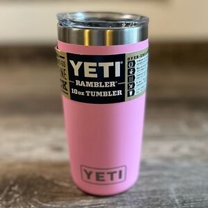 YETI 10 oz. Rambler Tumbler with MagSlider Lid, never used,  new with tags